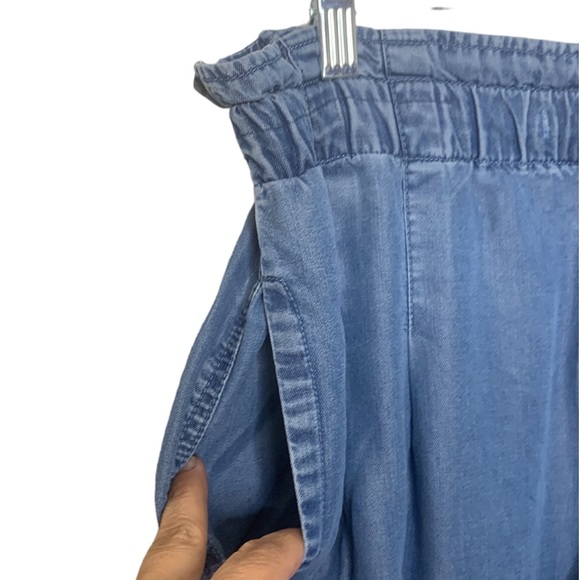 Beachlunchlounge Mallie Chambray Pull on Pants - Picture 2 of 12